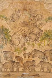 The Mythical Bird Smurgh Grasping Elephants In Its Claws India Mid 17th Century V A Images