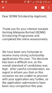 We partner various organisations to. Scholarship Application Failure Experience