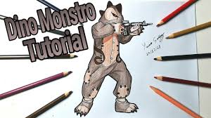 Sea cual sea el caso, aquí os vamos a. Como Desenhar A Skin Do Dino Monstro Free Fire How To Draw Dino Monster Free Fire Youtube