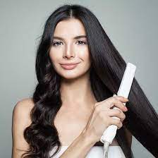 How To Straighten Your Hair With A Flat Iron L Oreal Paris Flat Iron Hair Styles Curly Hair Styles Best Hair Straightener