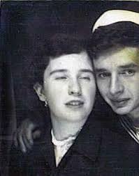 My Aunt Daisy Owens ,who is 91 ,and my dad,Dale Hughes ,who is 83 now taken  probably in the middle 40s at Slate Creek