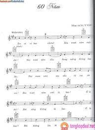 60 Năm Cuộc đời Tac Giả Y Van Sheet Bai Hat Sheet Music Music