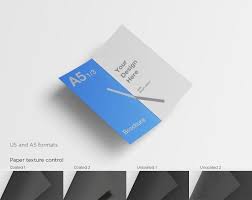 Brochure A5 With A One Third Of Size Free For Graphic Designers That Need To Present Their Work In A Prof Brochure Mockup Free Business Card Mock Up Brochure
