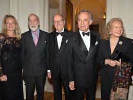 Mrs Karen Lawrence Terracciano Wearing Dress Michele Miglionico Haute Couture With The Prince Michael Of Kent Mr Mariano Rubinacci S E Ambassador Pasquale T
