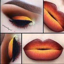Black And Red Ombre Eyeshadow 15 Ombre Eyeshadow Ideas 7 Tips On How To Apply Ombre Eyeshadow Fire Makeup Eye Makeup Ombre Lips