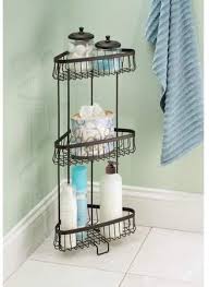 Charlton Home Micheal Steel Free Standing Shower Caddy Shower Shelves Bathroom Organisation Standing Shower