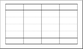 Clip Art Place Value Chart Thousands 3 B W 2 I Abcteach