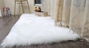 Faux Lammfell Schaffell Teppich Hlzdh Kunstfell Dekofell In Super Weich Lammfellimitat Teppich Longhair Fell Schaffell Bettvorleger Schlafzimmer Teppichboden