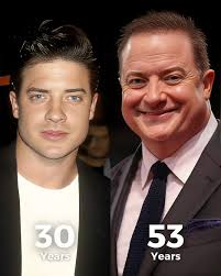 Brendan Fraser at 30 and 53 years old 🌺