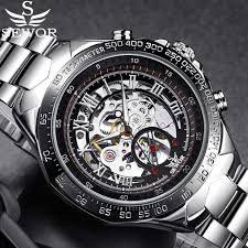 Sewor Erkekler Izle Klasik Iskelet Otomatik Mekanik Erkek Saat Ust Marka Luks Spor Askeri Saatler Relogio Masculino Mekanik Saatler Aliexpress