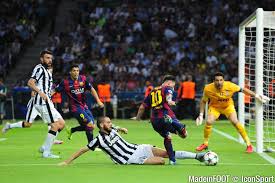 La présence du fc barcelone à ce stade du tournoi ne doit rien au hasard tant les blaugrana menés par un lionel messi redevenu exceptionnel sont irrésistibles cette saison. Photos Foot Andrea Barzagli Lionel Messi 06 06 2015 Barcelone Juventus Turin Finale Champions League Berlin