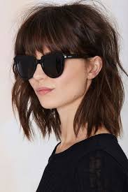 Fringe Full Bangs And Dark Brown 2017 Hair Trend Short Hair Styles Hair Styles Medium Hair Styles