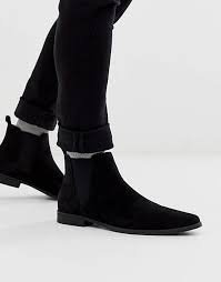 Visit our store page for info, phone & email contacts. Asos Design Chelsea Boots In Black Faux Suede Asos