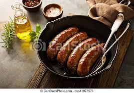 To assemble a sandwich, place a sausage patty on the bottom half of the toasted roll and top with the egg and cheese. Homemade Sausage With Herbs And Cheese Homemade Sausage With Italian Herbs And Cheese In A Cast Iron Pan Canstock