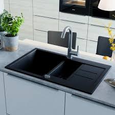 Les formes et les matières. Belle Tech Evier De Cuisine En Granit Noir Achat Vente Evier De Cuisine Belle Tech Evier De Cuisine Cdiscount