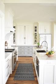White Upper Cabinets Soft Gray Lowers Nice Fresh Kitchen White Kitchen Design Kitchen Style Gray And White Kitchen