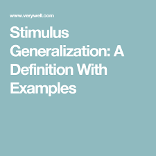 How Stimulus Generalization Influences Learning Generalizations Bcba Learning