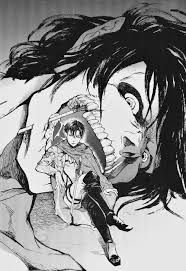Levi Eren Titan Form In Mouth Attack On Titan Attack On Titan Anime Attack On Titan Attack On Titan Levi