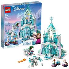 Lego Disney Princess Elsa S Magical Ice Palace Toy Castle Building Kit With Mini Dolls 43172 Disney Princess Frozen Lego Disney Princess Lego Disney