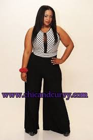 Black And White Striped Romper Plus Size Pin By Chic And Curvy On Chic And Curvy Boutique Plus Size Fashion Curvy Girl Fashion Chic And Curvy