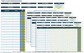 The template available for free in excel format contains a worksheet for each month of the year. Free Attendance Spreadsheets And Templates Smartsheet