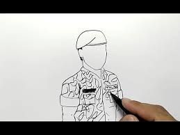 Download gambar masjid anak tk mewarnai gambar masjid untuk anak tkjpg downloaded 1054 times 20 kb. Cara Menggambar Anggota Tni Ganteng Youtube