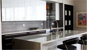 contemporary/modern two tone kitchen
