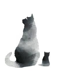 Black And White Cat Pictures To Print Black Cat Wall Art Art Print Watercolor Black White Cat Print Minimal Print Zen Home Wall Decor Apartement Wall Art Animal Poster In 2020 Watercolor Cat Cat Wall Art Cat Art