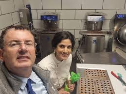 Has the world gone crazy? Are they now putting vegetables in our chocolate?  I went to the wonderful chocolate store near the Jerusalem market, Gustel.  Razia the chocolatier is doing amazing new