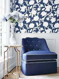 Well, i can't blame you if you cannot design about the kind of design to use because there are indeed tons of design styles to. Foolproof Color Combo Colors We Love Classic Navy Blue On Hgtv Blue Rooms White Decor Blue Decor