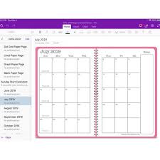 2019 2020 Mega Planner For Microsoft Onenote Pink Academic Year Monthly Weekly Planner In 2020 With Images One Note Microsoft Weekly Planner Planner