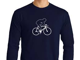 T Shirts Langarm Das Rennrad T Shirt Mann Langarm Ein Designerstuck Von K Log Barcelona Bei Dawanda Camisetas Masculinas Camisetas Masculino