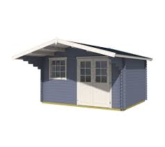 Weka gartenhaus gartenhaus modern design gartenhaus moderner schuppen hinterhof büro karibu gartenhaus mobiles haus schuppen ideen kleines zuhause. Lasita Maja Gartenhaus Gotland 3e 40mm Taubenblau 445x470 Cm Blau Mygardenhome