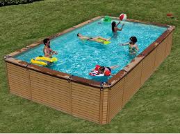 Waterman Kit Piscine Hors Sol Azteck Rectangulaire 4 00 X 7 30m
