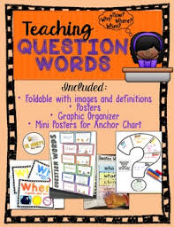 Teaching Question Words The 5 Ws