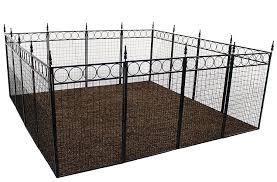 Maybe you would like to learn more about one of these? Buy Terra Garden Fence Westchester Gf 1 Protect Beautify 32 Feet Of Fencing Included 36 Inch Tall Animal Barrier Black In Cheap Price On Alibaba Com