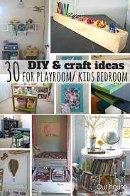These 90 fun and easy crafts for kids will make your kids happy and creative when they getting bored at home. 30 Diy And Craft Decorating Ideas For A Playroom Or Kid S Bedroom Kids Bedroom Diy Diy Playroom Kids Bedroom Decor