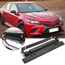 For the toggle bolts i went to lowes and bought 1/4 in x 4 in toggle bolts in a 2 pack, part #0326614. Automotive License Plate Bracket Holder Support Front Adjustable Carbon Fiber Pattern Style Car Truck Parts