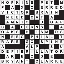 Medical Crossword British Columbia Medical Journal