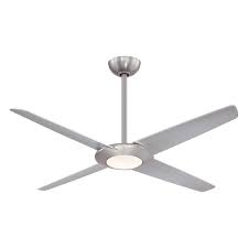 It also includes a remote control for an easier way to control your ceiling fan. 62 Inch Minka Aire Pancake Xl Brushed Nickel Led Ceiling Fan With Light F739l Bn Destination Lighting