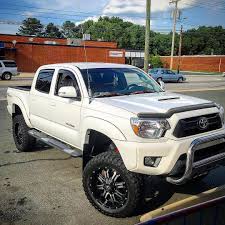 Need this done to your truck! Rimtyme Custom Wheels Tires 2017 Toyota Tacoma Sitting On 20 Tis 535mb Black