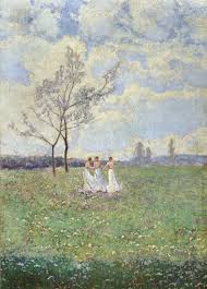 Hai un'opera di giuseppe sacheri e vuoi venderla? La Primavera 1910 Ca Galleria Genova