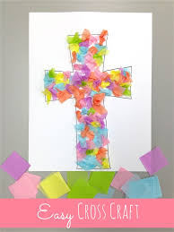 I have done the bunny hats, easter bunny cards, paint and sparkle eggs, and rice krispy easter nests before. 12 Easy Cross Crafts For Easter Happy Home Fairy