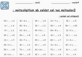 8 Attrayant Table De Multiplication Exercice Images In 2020