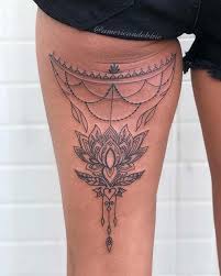 23 Back Of Thigh Tattoo Ideas For Women Page 2 Of 2 Stayglam Back Of Thigh Tattoo Back Of Thigh Tattoo Ideas Thigh Tattoos Women