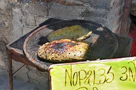 Cooks up prickly pear cactus paddle, visits one of the top tequila producers in the world and learns how to harvest the blue agave plant. Mexican Food Specialties Nopalitos
