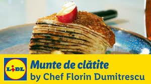 Cu miere, susan, sos de soia si ceapa verde. Munte De Clatite Gateste Cu Chef Florin Dumitrescu
