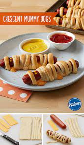 Crescent Mummy Dogs Recipe Halloween Food For Party Food Recipes