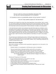 Maybe you would like to learn more about one of these? 3 3 Preparing And Creating Good Environments For Discussions