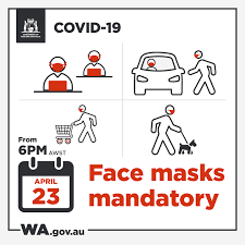 For more information visit a.gov.au (external site) wearing a face mask is mandatory in wa while at an airport, travelling on aircraft, or transporting a person subject to a quarantine direction. Wa Government Face Masks Are Now Mandatory Outside Your Home During The 3 Day Lockdown Of Perth And Peel If You Have Left Perth And Peel Since The 17 April 2021 You
